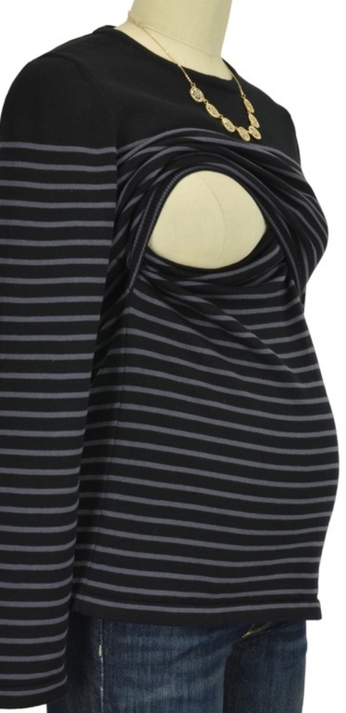 Nursing/breastfeeding sweater